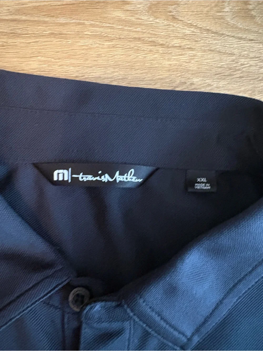 Travis Matthew Men's Black & Gray polo
